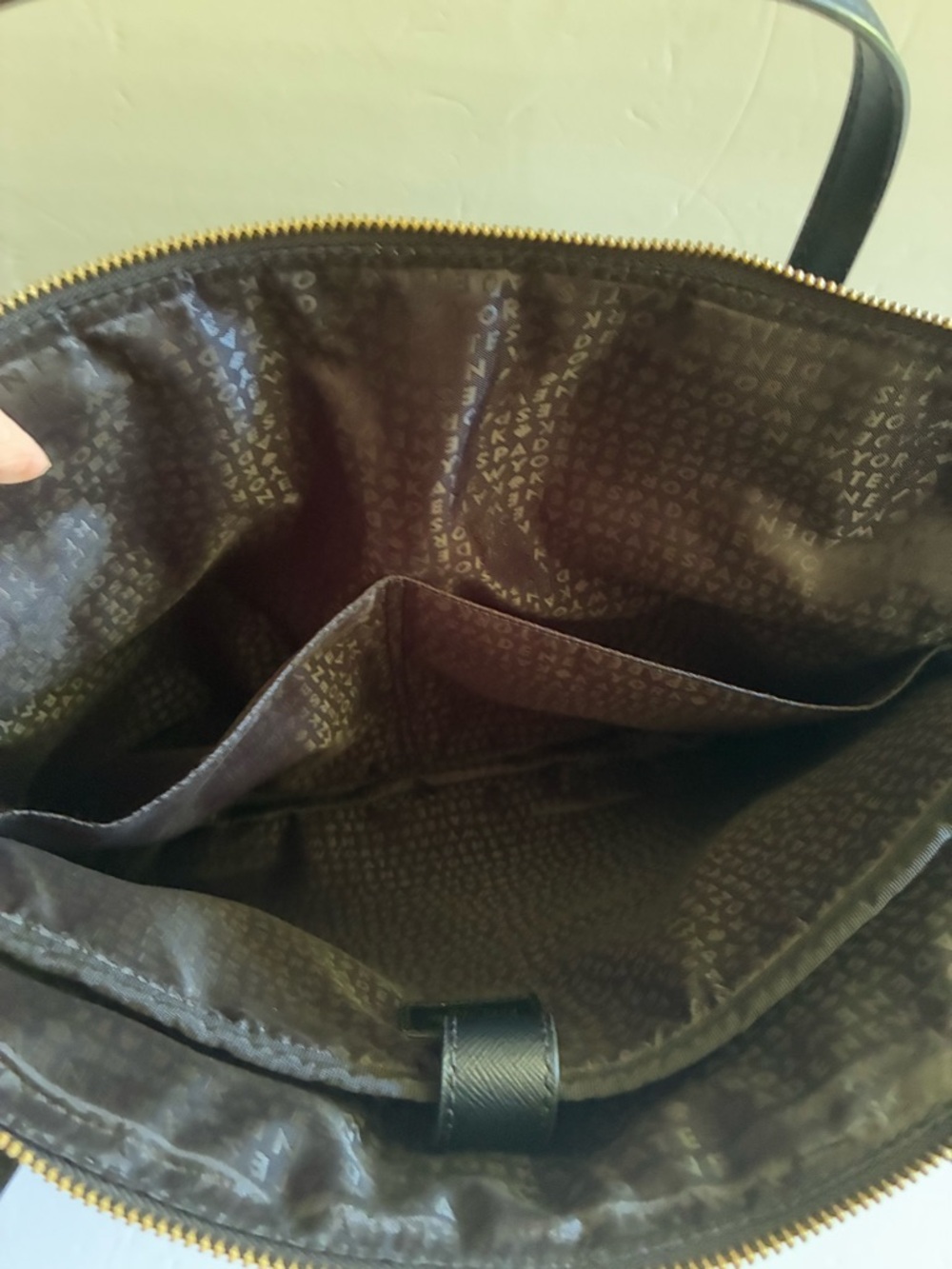 Kate Spade Black and White Polka Dot Nylon Laptop Bag with Detachable Strap - Picture 13 of 15